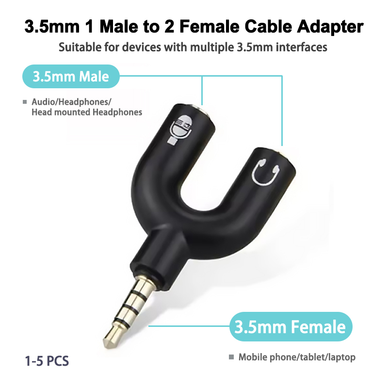 3.5mm headphone splitter micro - Earphone Splitter Jack review and price
